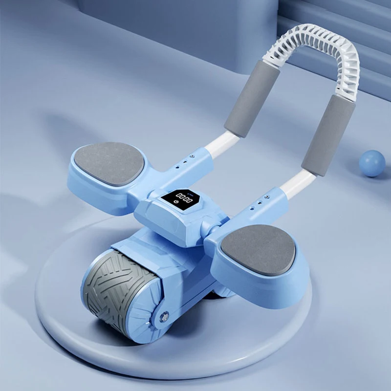 Ab Roller Wheel With Elbow Support - Rullo per addominali con contatore intelligente