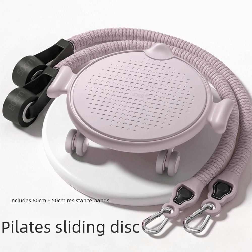 Ab Roller Wheel With Elbow Support - Disco scorrevole per Pilates dal design