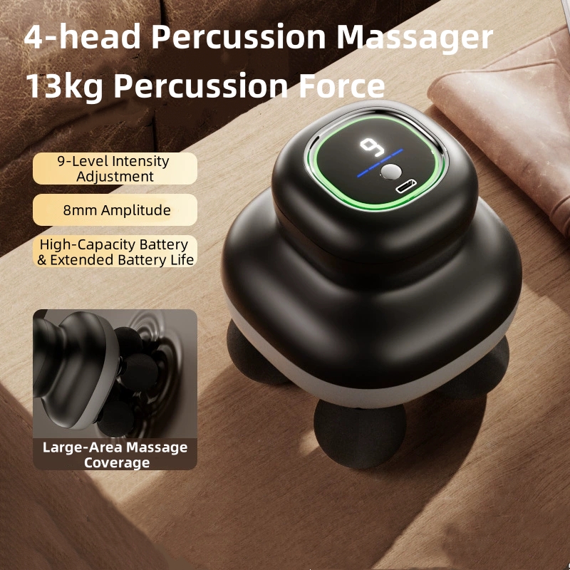 Electric Massage Gun Deep Tissue - Pistola per fascia portatile a 4