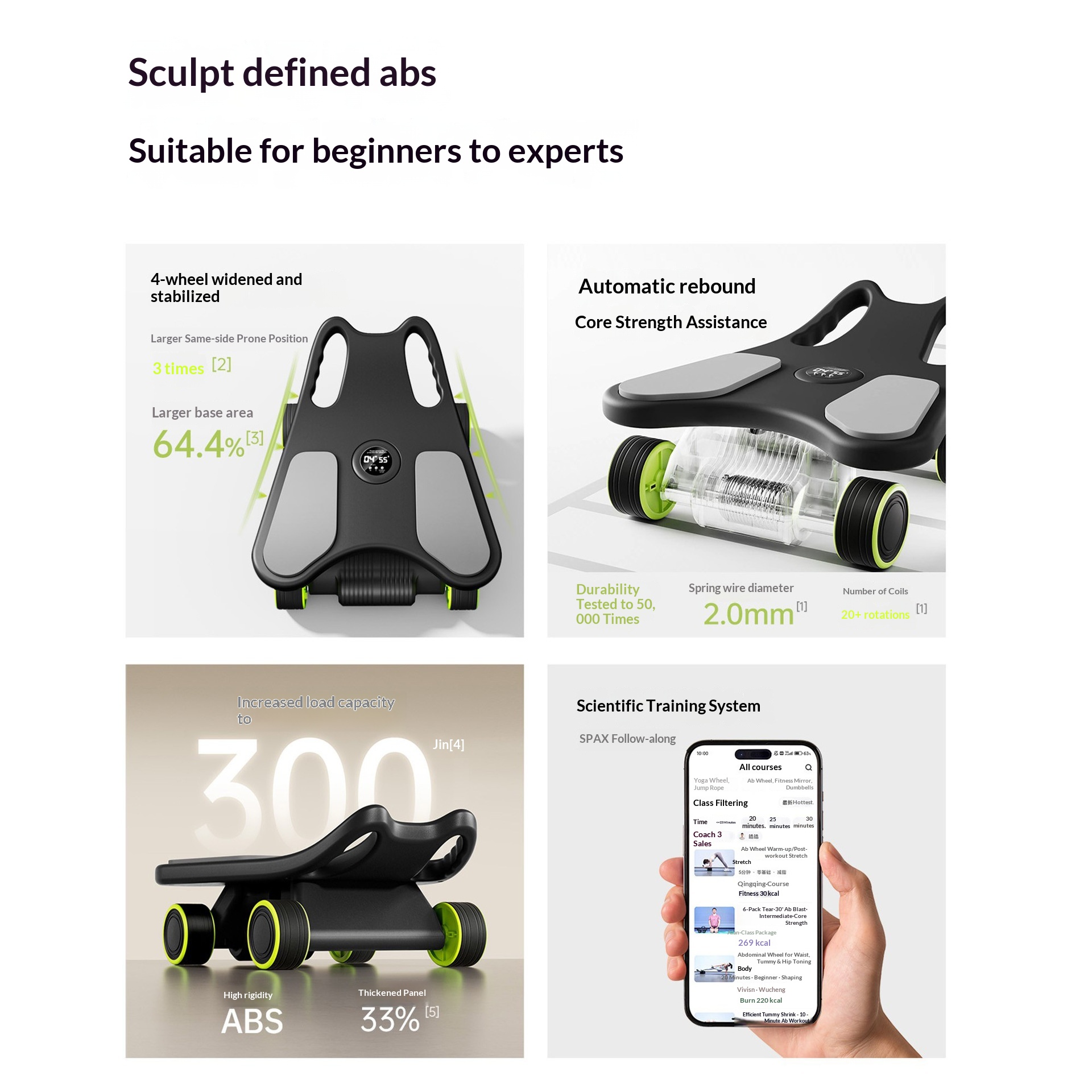 Rullo per addominali con suppo - Ab Roller Wheel With Elbow Support recensione e prezzo